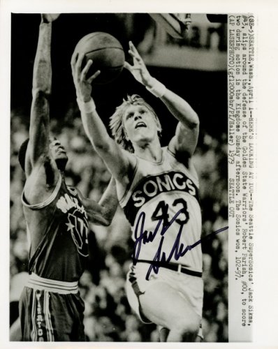 Jack Sikma Autographed Signed 8X10 Wire Photo Seattle Supersonics Mcs Holo #70240 