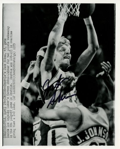 Jack Sikma Autographed Signed 8X10 Wire Photo Seattle Supersonics Mcs Holo #70254 