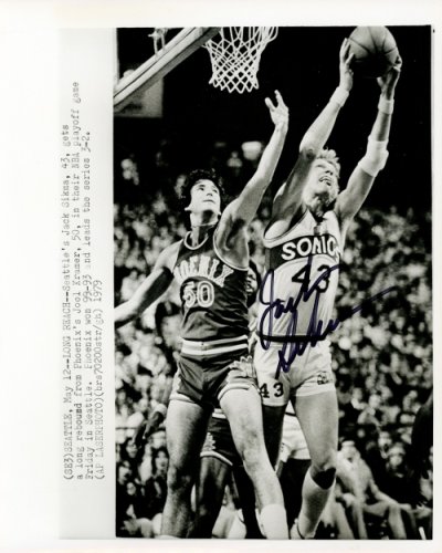 Jack Sikma Autographed Signed 8X10 Wire Photo Seattle Supersonics Mcs Holo #70260 