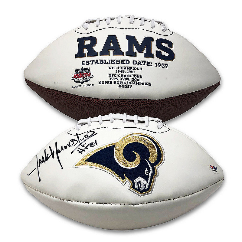 Los Angeles Rams Jack Youngblood Signed Blue & Yellow