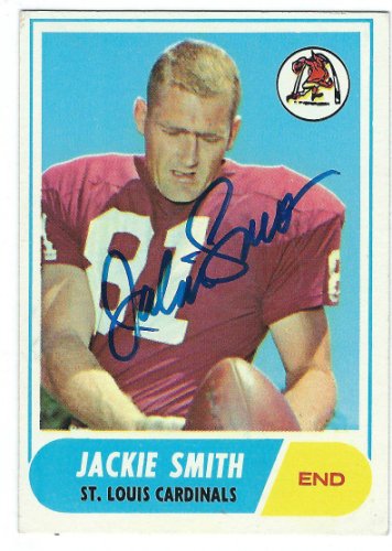 Jackie Smith Autographed Signed 1968 Topps Card - Autographs