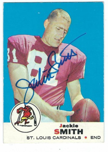 Jackie Smith Autographed Signed 1969 Topps Card - Autographs