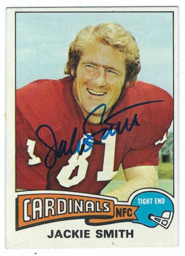 Jackie Smith Autographed Signed 1975 Topps Card - Autographs