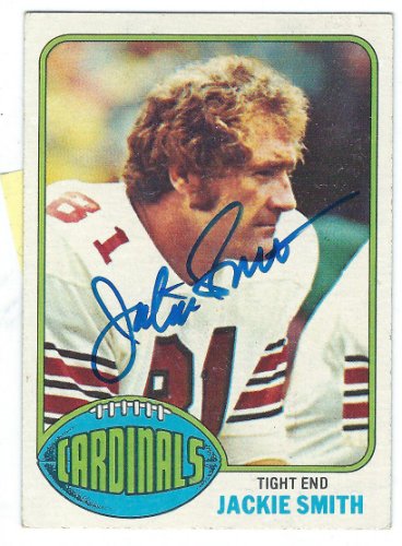 Jackie Smith Autographed Signed 1976 Topps Card - Autographs