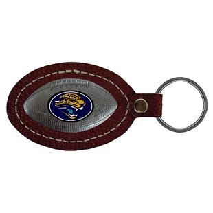 Jacksonville Jaguars Leather Football Key Ring 