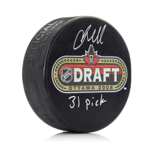 Jacob Markstrom Autographed Signed 2008 NHL Entry Draft Puck with Note