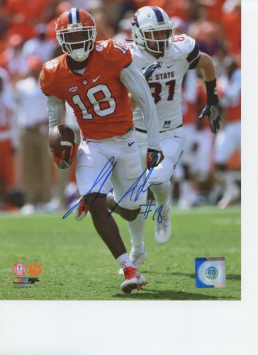 Jadar Johnson Clemson Tigers Autographed Signed 8x10 Photo - Certified Authentic 