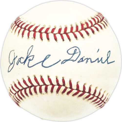 Jake Daniel Autographed Signed Official Nl Baseball Brooklyn Dodgers Beckett Beckett Qr #Bm25861 