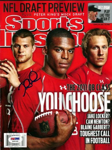 Jake Locker Autographed Signed Sports Illustrated Magazine Washington Huskies PSA/DNA 