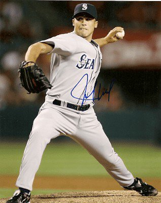 Jake Wood Autographed Signed Seattle Mariners Photo - Autographs