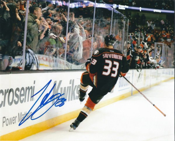 Jakob Silfverberg Autographed Signed 8X10 Anaheim Ducks Photo - Autographs