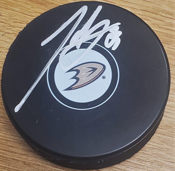Jakob Silfverberg Autographed Signed Anaheim Ducks Hockey Puck - Autographs