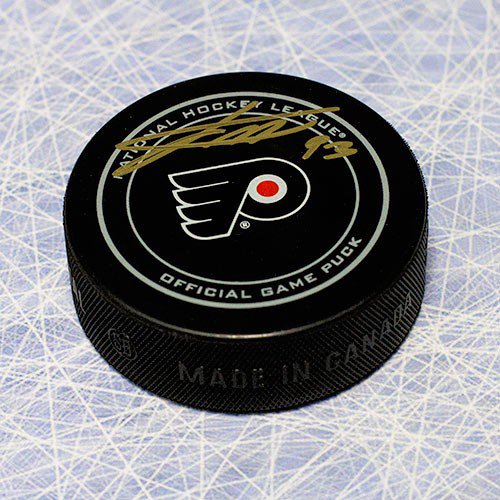 Jakub Voracek Philadelphia Flyers Autographed Signed Official Game Puck