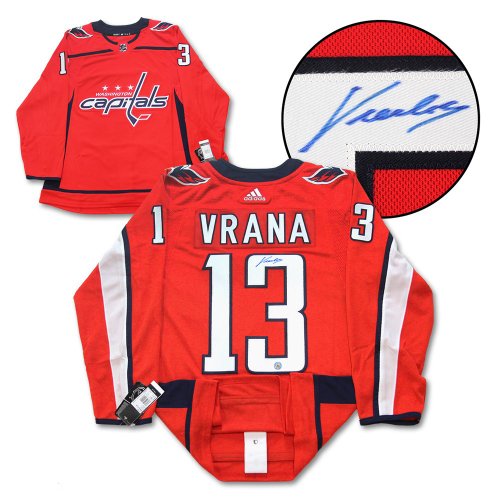Jakub Vrana Autographed Signed Washington Capitals adidas Jersey