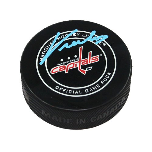 Jakub Vrana Washington Capitals Autographed Signed Official Game Puck