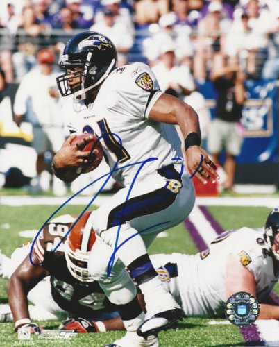 Jamal Lewis Autographed Signed 8X10 Baltimore Ravens Photo - Autographs