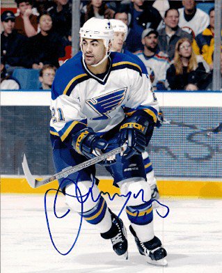 Jamal Mayers Autographed Signed St. Louis Blues Photo - Autographs