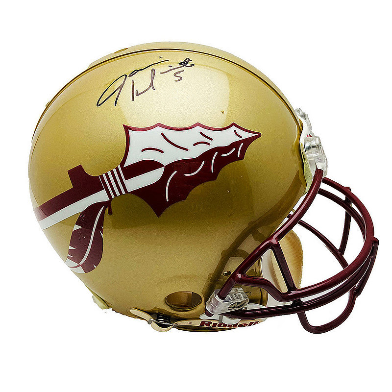Jameis Winston Autographed Signed FSU Gold Full Size Proline Helmet - JSA 