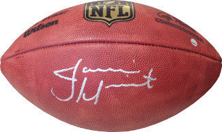 Jameis Winston Autographed Signed Official Wilson NFL Duke Leather Football- Steiner Hologram (New Orleans Saints) 