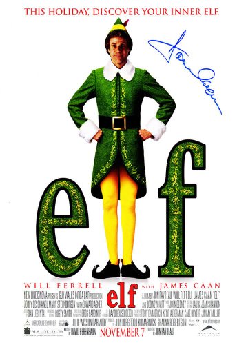 James Caan Autographed Signed 'Elf' 11x17 Movie Poster 