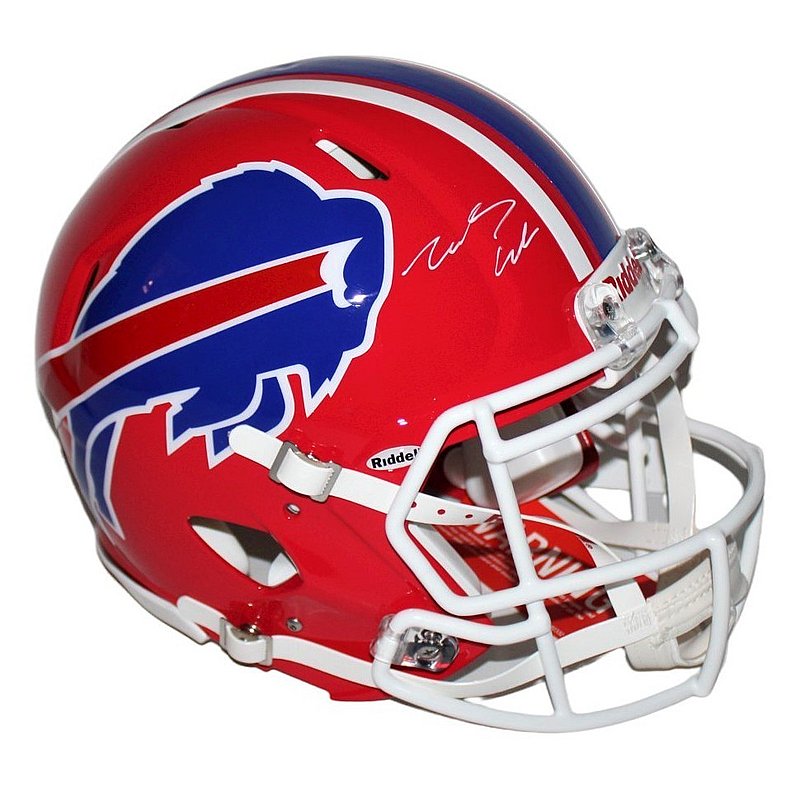 Buffalo Bills Autographed Full Size Helmets Signed Helmets