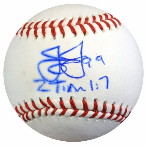 James Jones Autographed Official MLB Baseball Texas Rangers Mcs Holo #42973