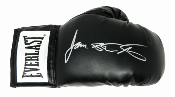 James Toney Autographed Signed Everlast Black Boxing Glove w/Lights Out 