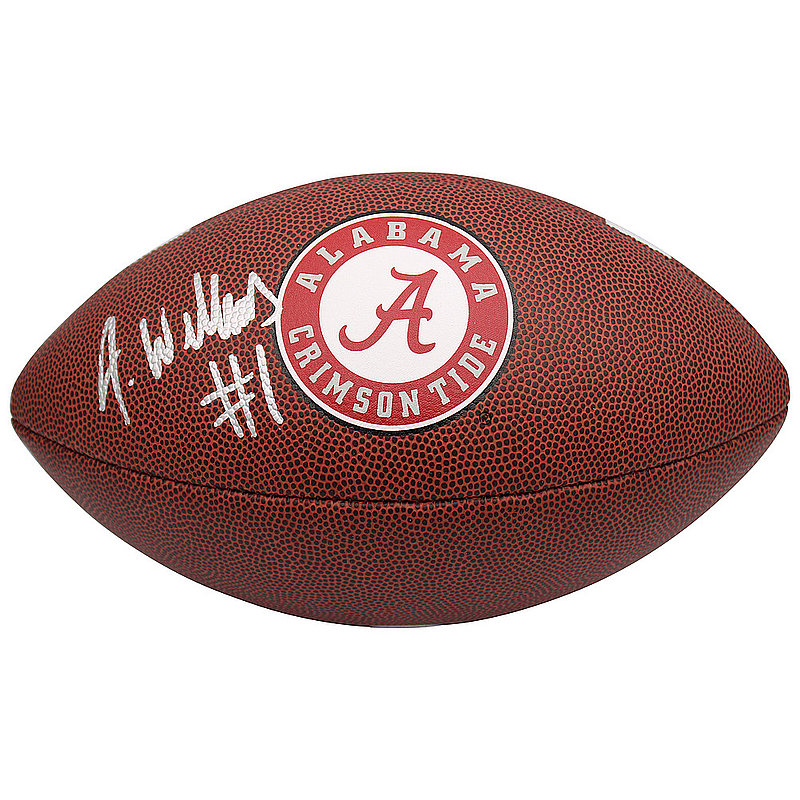 Jameson Williams Signed Signed Alabama Crimson Tide Wilson Logo Football - JSA
