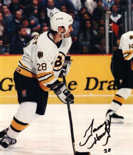 Jamie Huscroft Autographed Signed Boston Bruins Photo - Autographs 