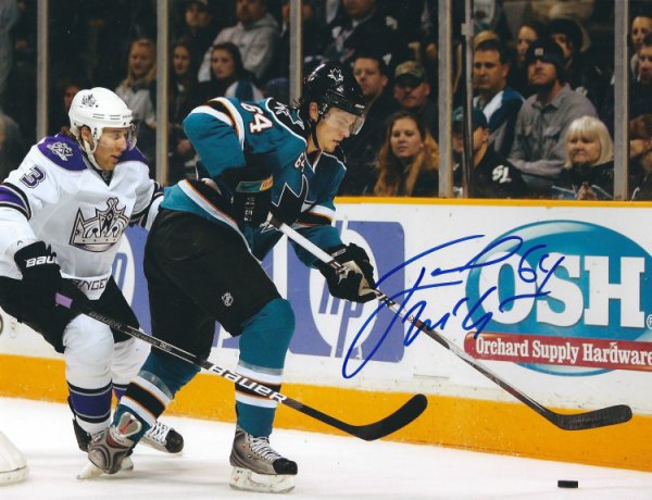 Jamie Mcginn Autographed Signed 8X10 San Jose Sharks Photo - Autographs