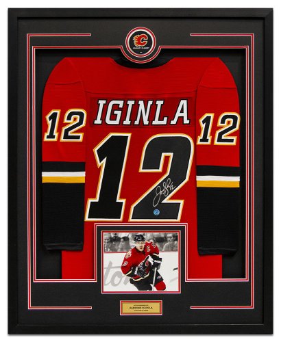 Jarome Iginla Signed Calgary Flames Jersey (Your Sports Memorabilia Store  COA & AJ Sports World Hologram)