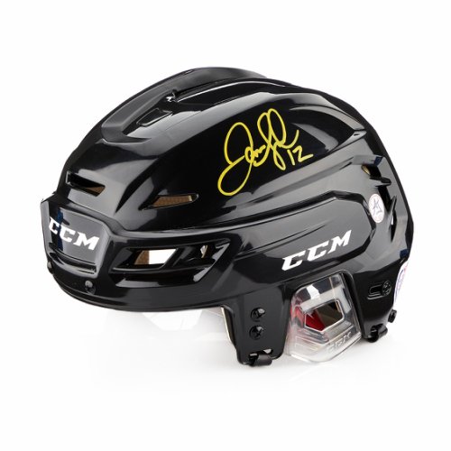 Jarome Iginla Autographed Signed Calgary Flames Black CCM Helmet