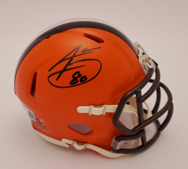 Jarvis Landry Cleveland Browns Autographed Signed Mini Helmet - Beckett Authentic 