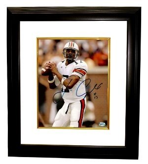 Jason Campbell signed Auburn Tigers 8x10 Photo Custom Framing