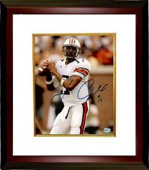 Jason Campbell signed Auburn Tigers 8x10 Photo Custom Framing