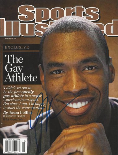 Jason Collins AAutographed Signed 5/6/2013 Sports Illustrated Magazine - Autographs