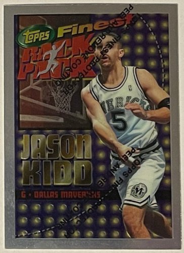 Jason Kidd 2003-04 Topps Chrome Silver REFRACTOR Card#5!Nets G