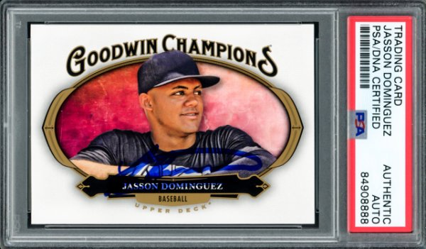 Jasson Dominguez New York Yankees Fanatics Authentic Autographed Rawlings 2021  Futures Game Logo Baseball