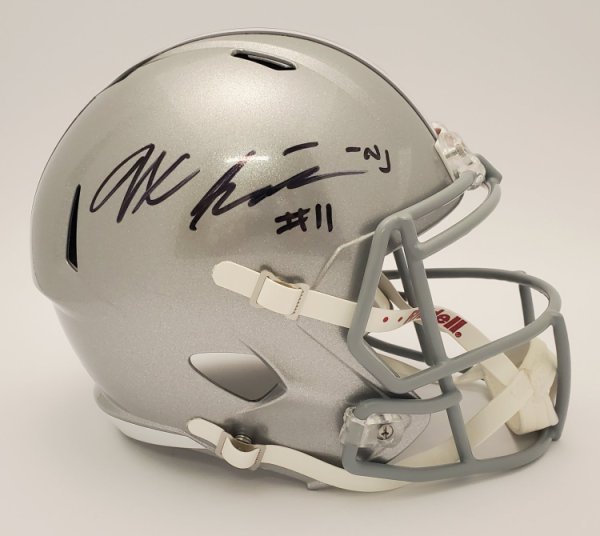 Jaxon Smith-Njigba Ohio State Buckeyes Autographed Signed Speed Replica Helmet - Beckett Authentic 