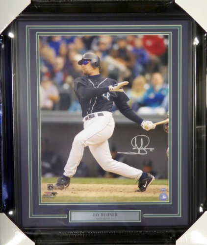 Jay Buhner Autographed Signed Framed 16X20 Photo Seattle Mariners Mcs Holo #107775 