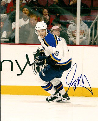 Jay Mcclement Autographed Signed St. Louis Blues Photo - Autographs