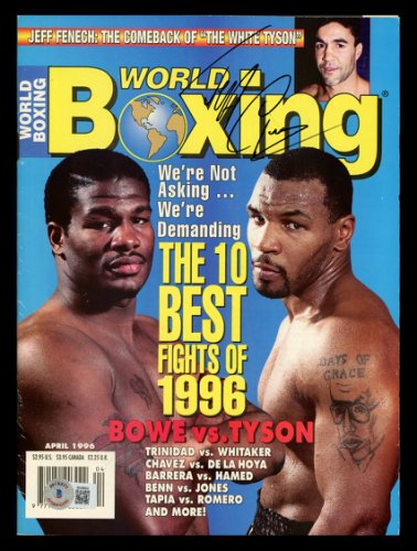 Jeff Fenech Autographed World Boxing Magazine Beckett Beckett Qr #Bk08924
