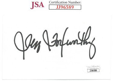 Jeff Foxworthy Autographed Signed 3x5 Index Card- JSA #JJ96597 (Comedian/Blue Collar Comedy) 