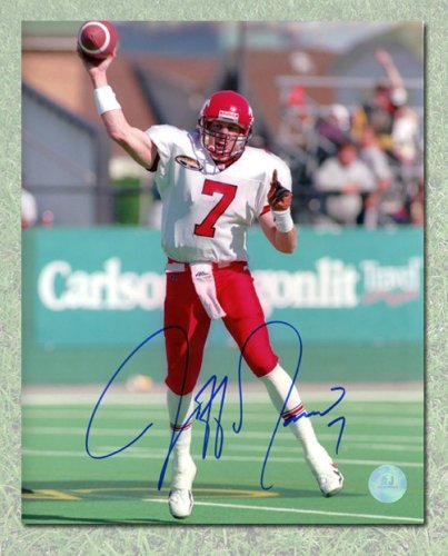 Jeff Garcia Autographed Signed Calgary Stampeders 8x10 Photo
