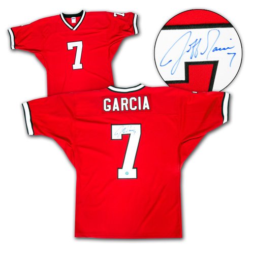 Signed Jeff Garcia jersey wcoa