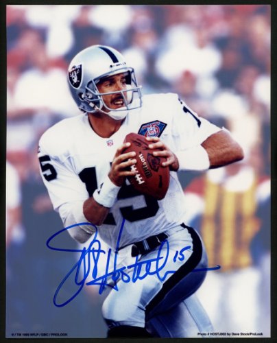 Jeff Hostetler Autographed 8X10 Photo Oakland Raiders #152906