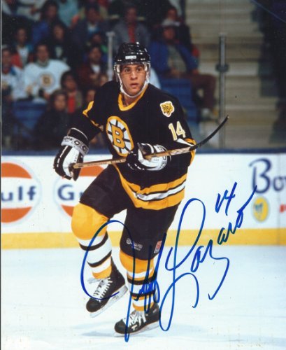 Jeff Lazaro Autographed Signed 8X10 Boston Bruins Photo - Autographs 