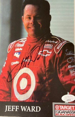Jeff Ward Autographed Signed Target Chip Ganassi Indy Car Racing 6x9 Photo- JSA #LL60516 