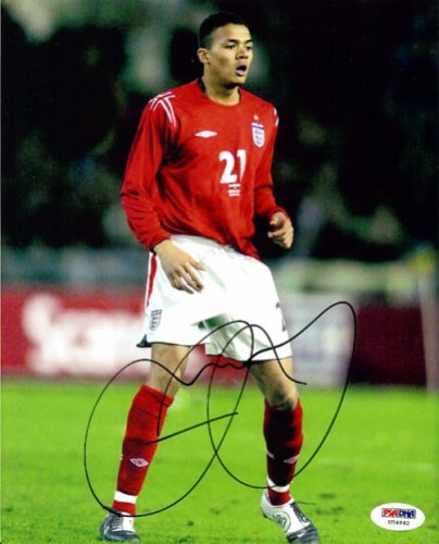 Jermaine Jenas Autographed Signed 8X10 Photo PSA/DNA 