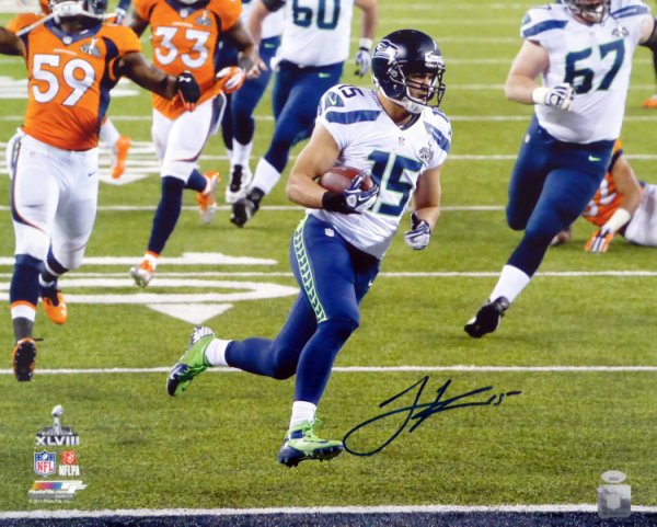 Jermaine Kearse Autographed Signed 16X20 Photo Seattle Seahawks Sb Xlviii Td Mcs Holo #106299 